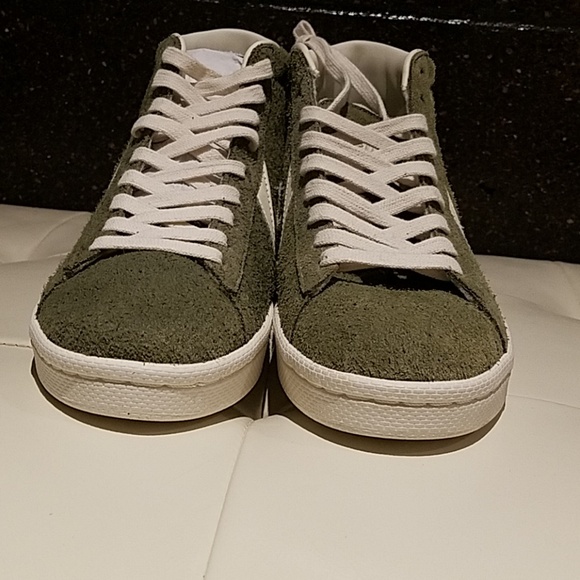 Converse daim verte Clearance